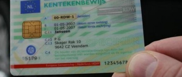 Kentekencard vervangt papieren kentekenbewijs